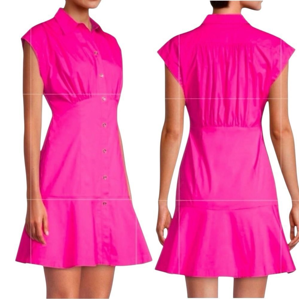 ๐กโMICHAEL Michael Kors Pleated Cap Sleeve Mini Dress